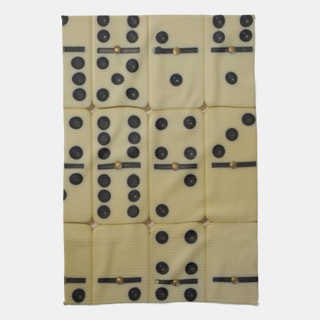 Dominoes Kitchen Towel (Vertical)