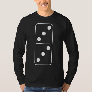 Dominoes Players Double 3 Domino Costume T-Shirt