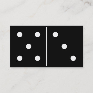 Dominos Game Piece Business Card
