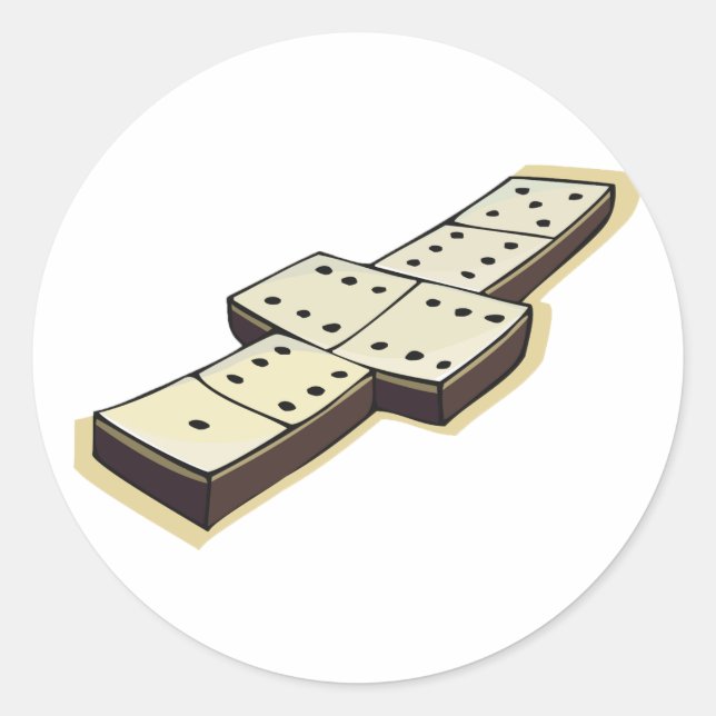 Dominos Game Stickers (Front)