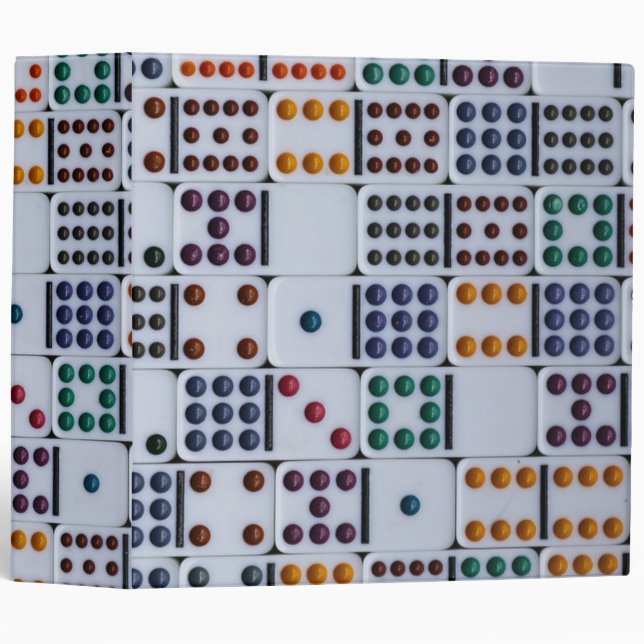 Dominos Numbers Game Binder (Front/Spine)