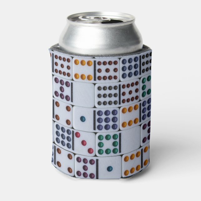 Dominos Numbers Game Can Cooler (Can Back)