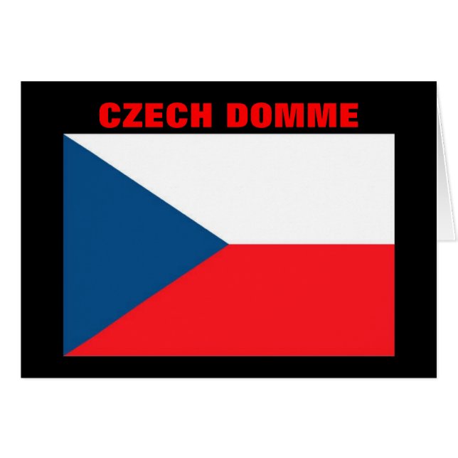 DOMME TCHÈQUE (Devant horizontal)