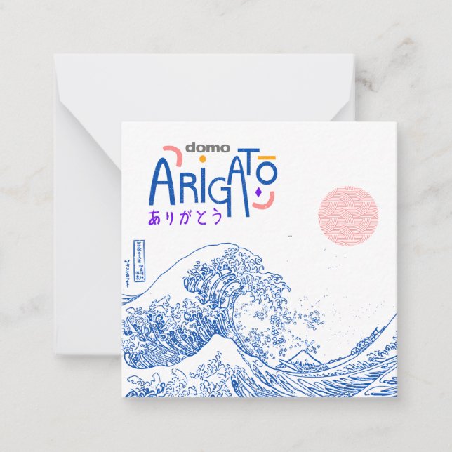 Domo Arigato! Card (Front)