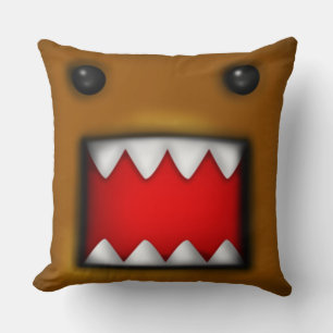 Domo Kun Throw Pillow