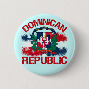 Domonican Republic 2 Inch Round Button