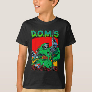Doms Funny Muscle Gym Weightlifting Bodybuilding F T-Shirt