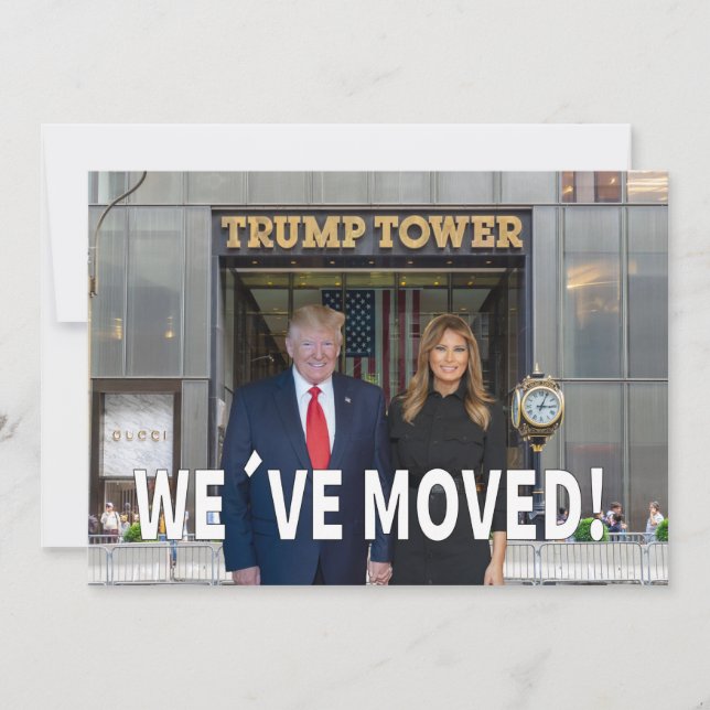 Don and Mel: We've Moved! Holiday Card (Front)