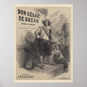 Don César de Bazan première poster (1872)