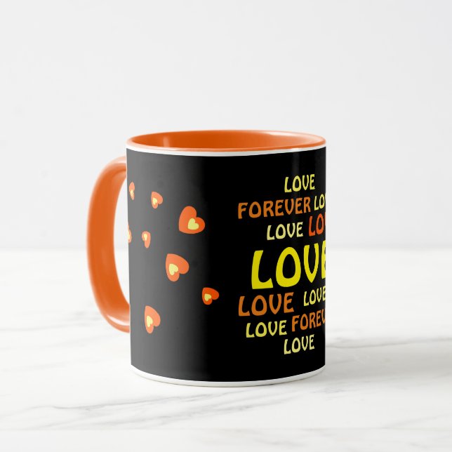DON D'AMOUR POUR AMI, FEMME MARI PETITE AMIE MUG (Devant gauche)