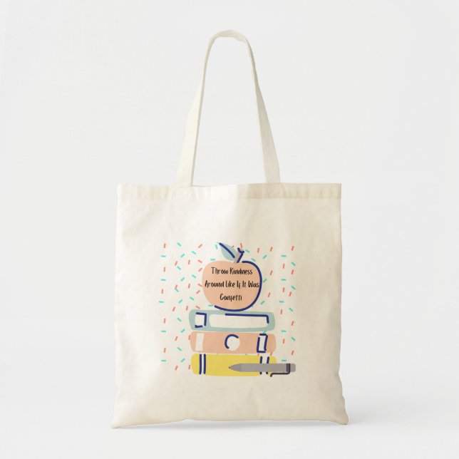 Don de l'enseignant, Sac fourre-tout | Kindness Fo (Devant)