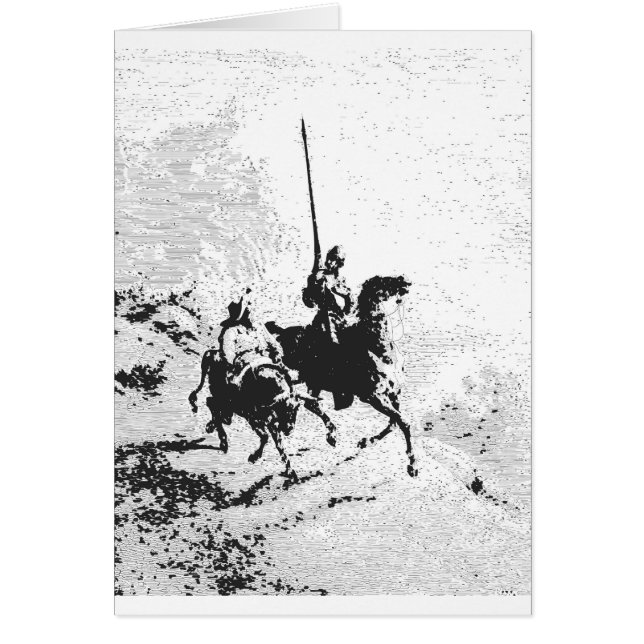 Don don Quichotte et Sancho Panza (Devant)
