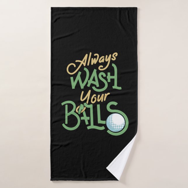 Don Golf Golfball Golf Golf (Serviette de bain)