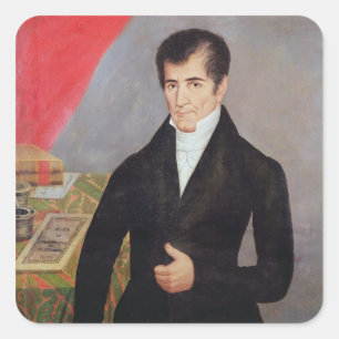 Don Jose Cecilio del Valle Square Sticker