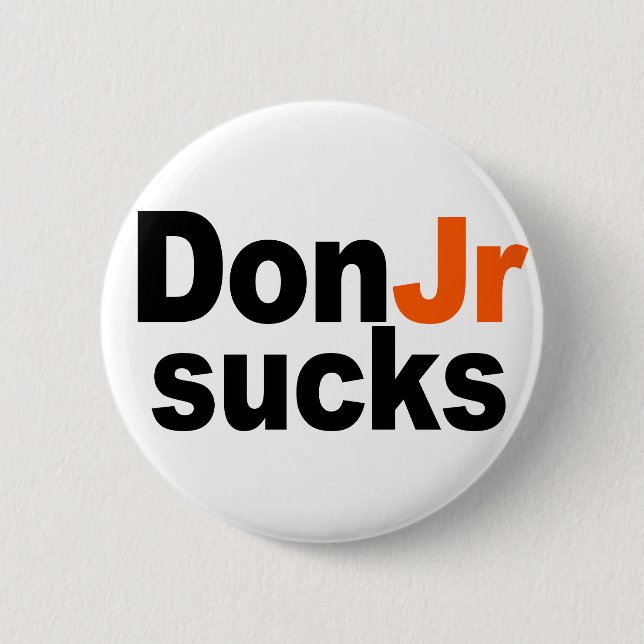 Don Jr 2 Inch Round Button (Front)