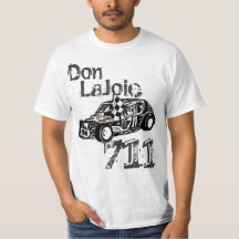 Don Lajoie Danbury Fair Racearena B&W 1-Sided Tee