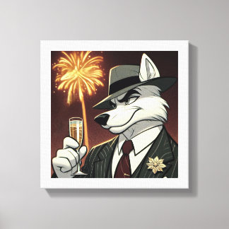 Don Lupo Canino "New Year" Canvas Print