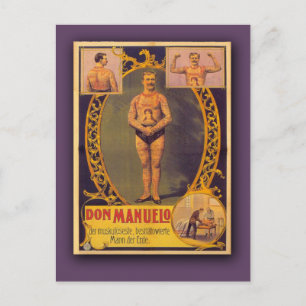 Don Manuelo, Homme tatoué sur les cartes, cartes p
