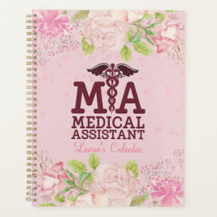 DON Nurse rose Personnalisé Journal Floral Planifi