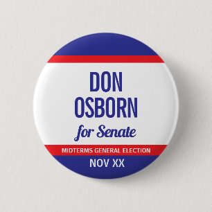 Don Osborn For Senate 2 Inch Round Button