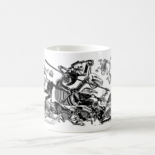 Don Quijote by José Guadalupe Posada Coffee Mug (Center)