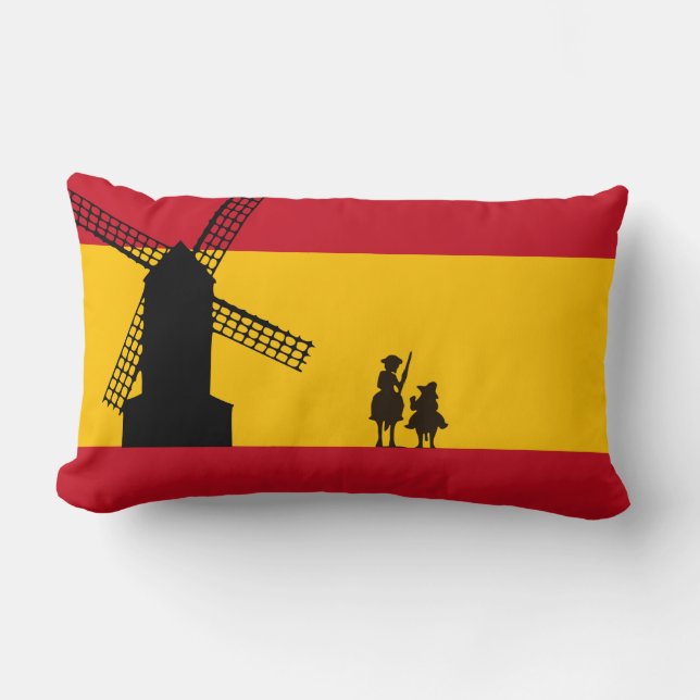 Don Quijote / Don Quixote Lumbar Pillow (Front)