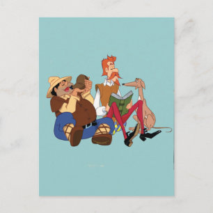 DON QUIJOTE & SANCHO - 400 Years Postcard