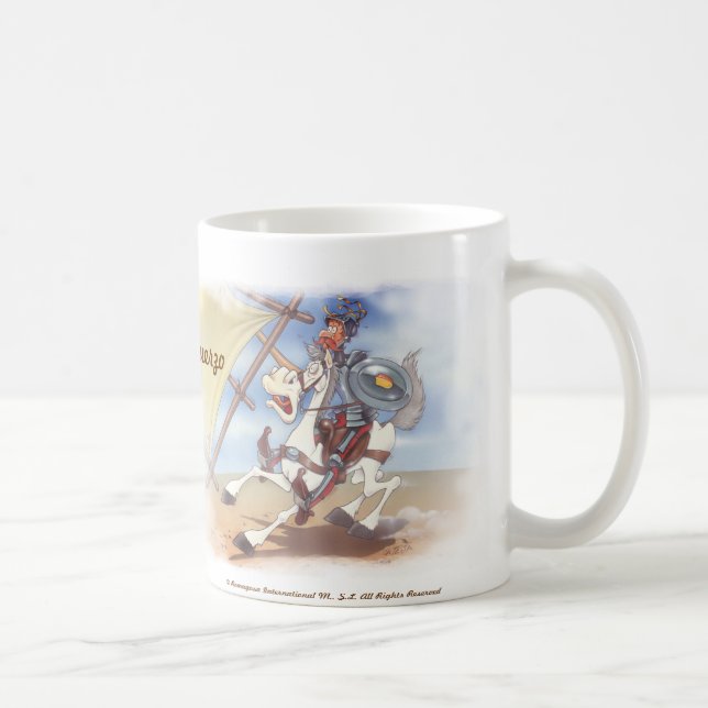 DON QUIJOTE - Tasse - Taza - Cervantes (Droite)