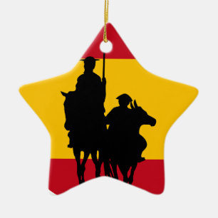 Don Quixote 2 Ceramic Ornament