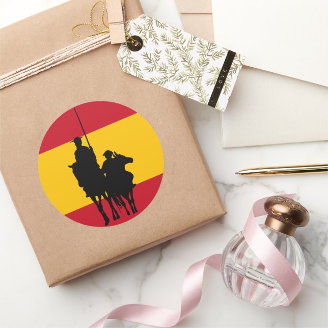 Don Quixote 2 Classic Round Sticker (Gifting)