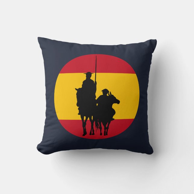 Don Quixote 2 Throw Pillow (Front)