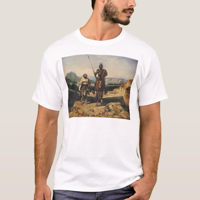 Don Quixote and Sancho T-Shirt (Front)