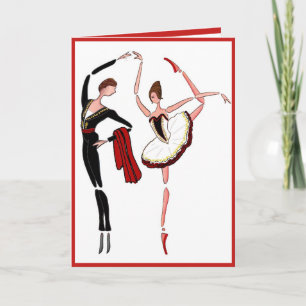 DON QUIXOTE BALLET COUPLE-SPANISH DANCE CARD