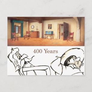 DON QUIXOTE- Cartoon animation Background (1979) Postcard