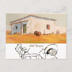 DON QUIXOTE- Cartoon animation Background (1979) Postcard