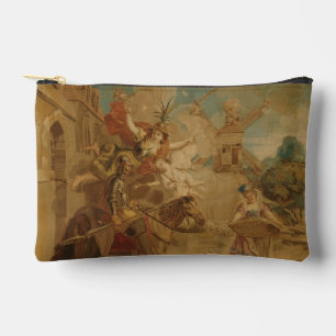 Don Quixote Guided by Folly, 18th century tapestry Accessory Pouch
