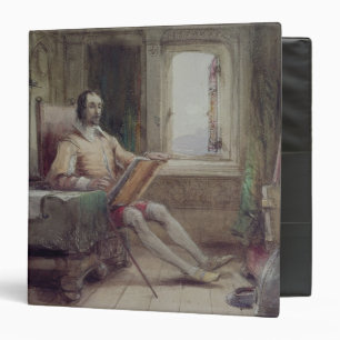 Don Quixote in his Study Binder