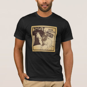 Don Quixote On a Horse and Windmill T-Shirt