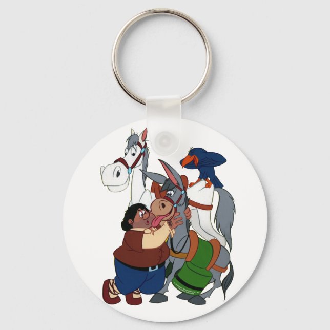 DON QUIXOTE' s FRIENDS - Cervantes - llavero Keychain (Front)