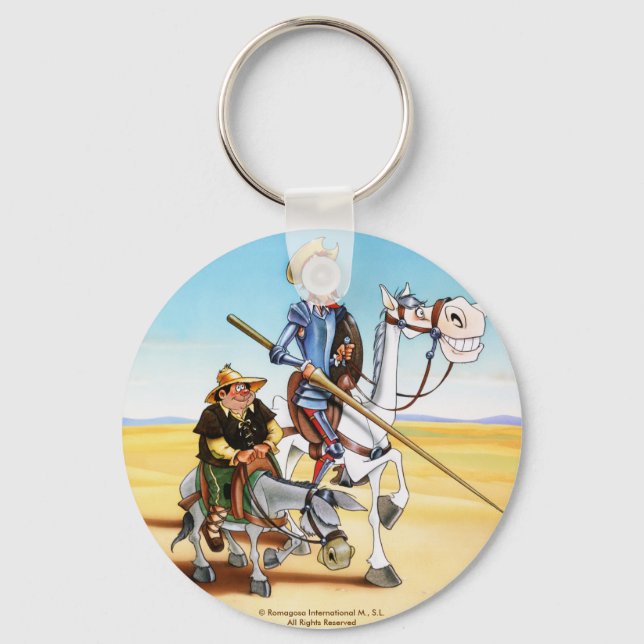 DON QUIXOTE & SANCHO KEYCHAIN- IVth. Centenary Keychain (Front)
