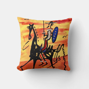 Don Quixote Throw Pillow