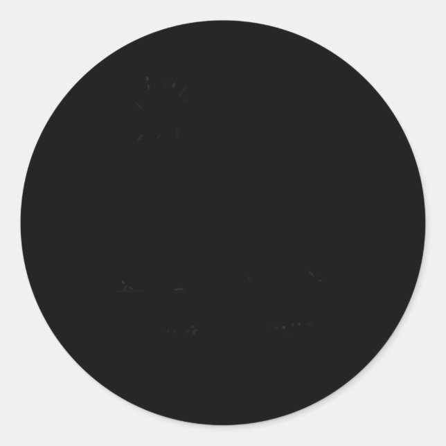 Don Quixote Work Classic Round Sticker (Front)