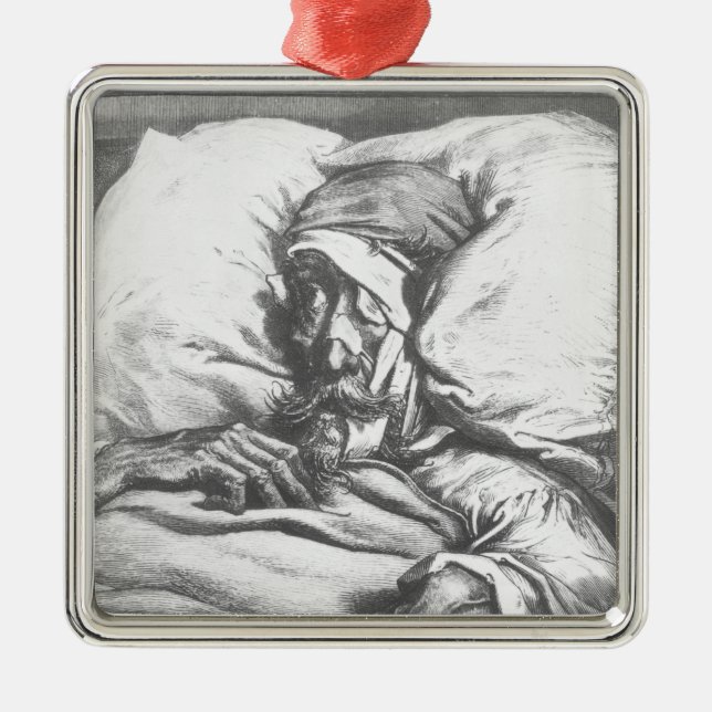 Don Quixote wounded Metal Ornament (Front)