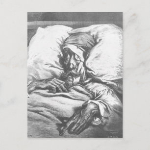 Don Quixote wounded Postcard