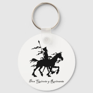 Don Quixote y Rocinante Keychain