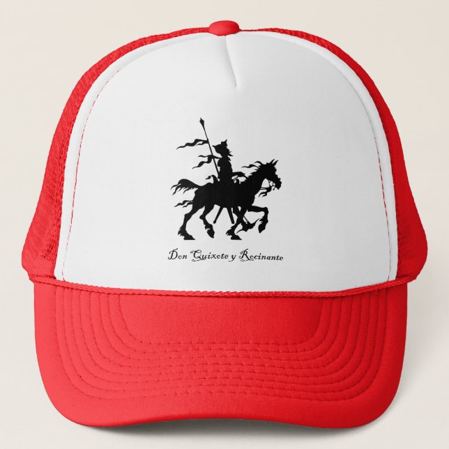 Don Quixote y Rocinante Trucker Hat (Front)