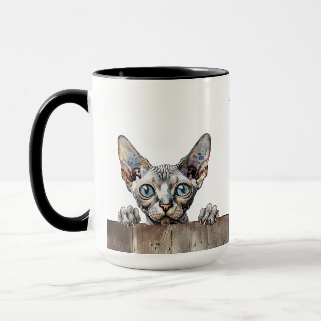 Don Sphynx Cat Mug (Left)