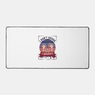 Don Spook Sparkle Zombie Hands Halloween Blood_1 Desk Mat