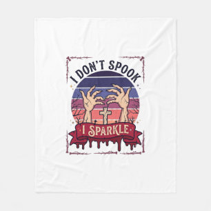 Don Spook Sparkle Zombie Hands Halloween Blood_1 Fleece Blanket