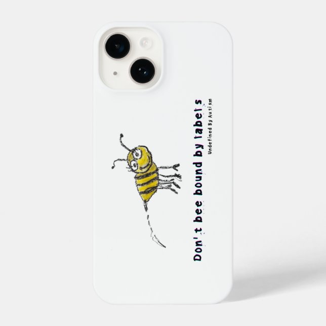 Don’t Bee Bound by Labels iPhone Case (Back)